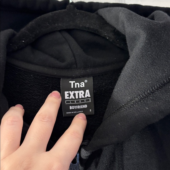 TNA extra fleece zip up hoodie - Picture 2 of 3